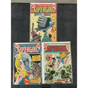 Supergirl 1st Series #1, 4, 9 (1972 DC) Lot of 3 - 1 Key Issue 1st Solo Series